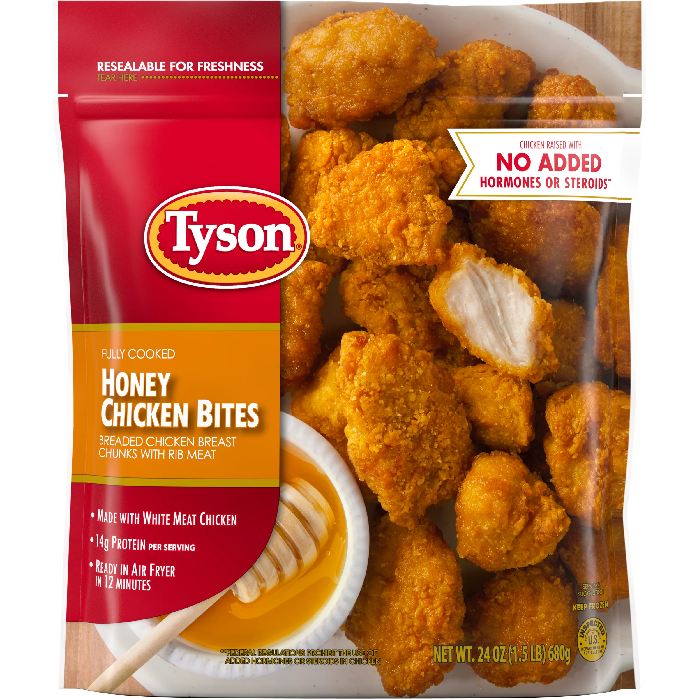 Frozen Honey Chicken Bites