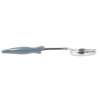4-ounce one-piece heavy-duty perforated oval Spoodle® utensil with gray nylon handle