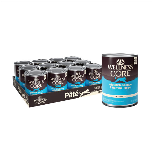 Wellness CORE Paté Whitefish, Salmon & Herring Front packaging