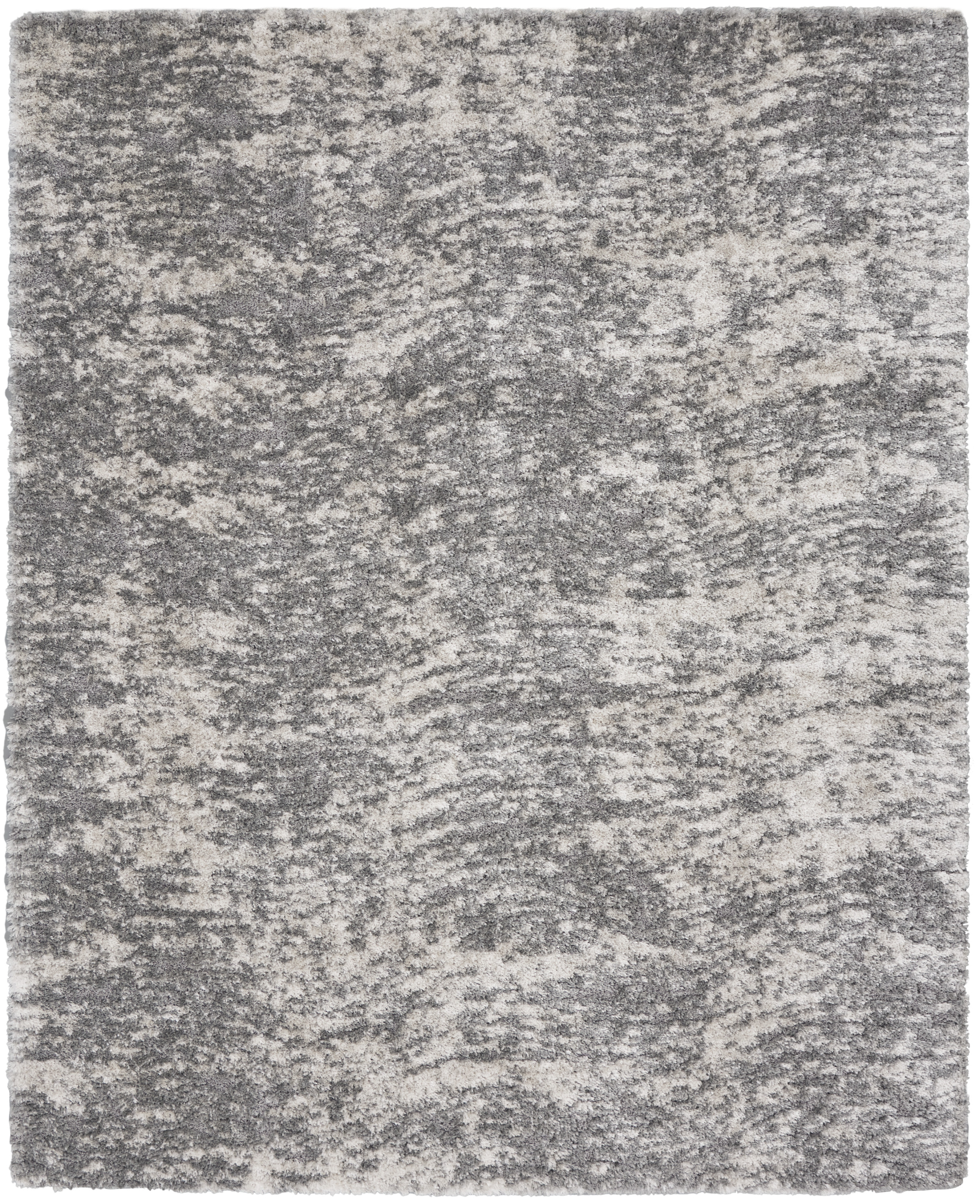 Nourison Dreamy Shag 7'10" x 9'10" Charcoal Grey Shag Indoor Rug