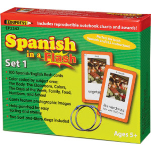 Spanish in a Flash&trade; Set 1
