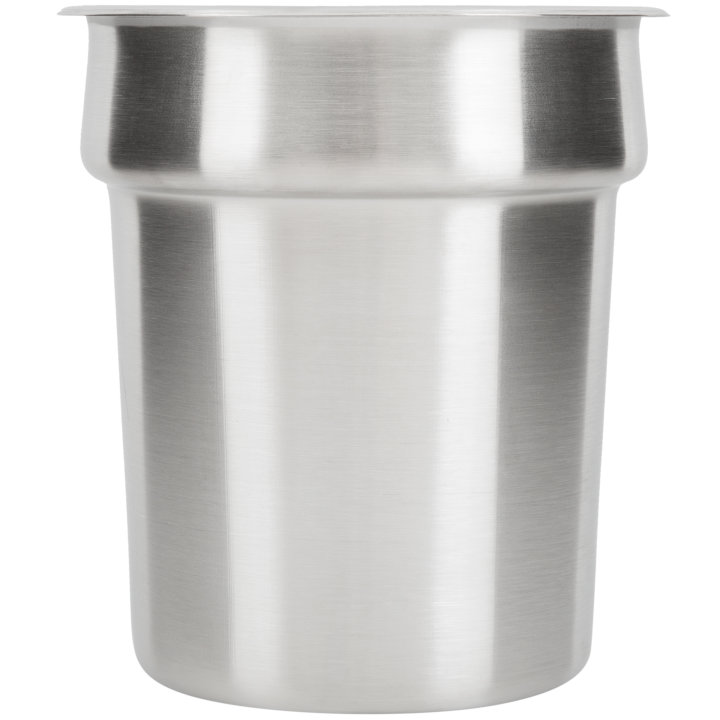 4 1/8-quart stainless steel inset