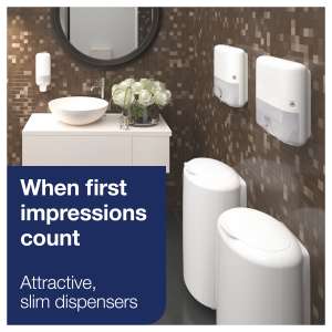 Tork, H2 Xpress Mini, Multi-fold Folded Towel Dispenser, White