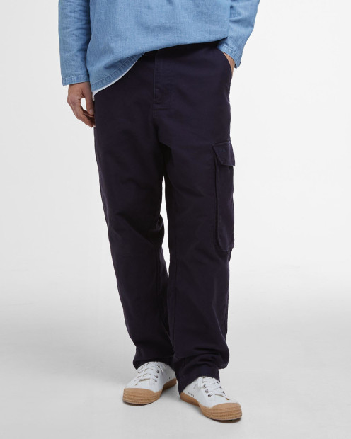 Jungle Sateen Cargo Trousers Classic Navy