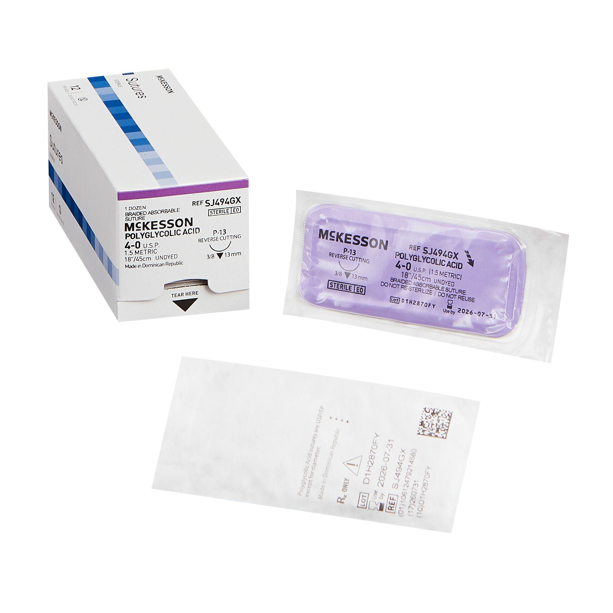 McKesson Suture with P-13 Needle