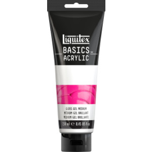 BASICS Gloss Gel Medium, 250 mL Tube
