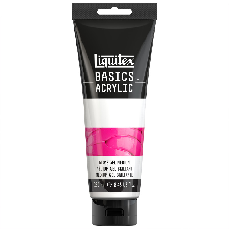 BASICS Gloss Gel Medium, 250 mL Tube