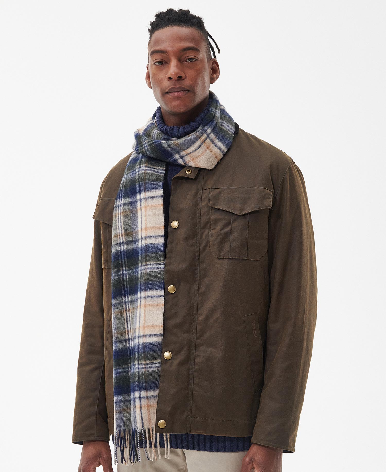 New Check Tartan Scarf image number 0
