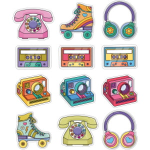 Retro Remix Cutouts, Pack of 36