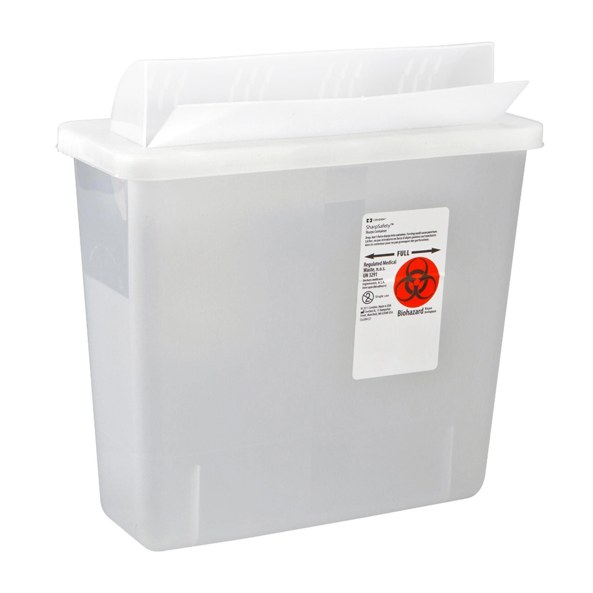 In-Room™ Multi-purpose Sharps Container, 3 Gallon, 13.75 x 16.25 x 6 Inch