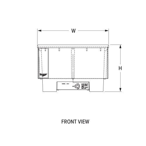 Engineering front view
