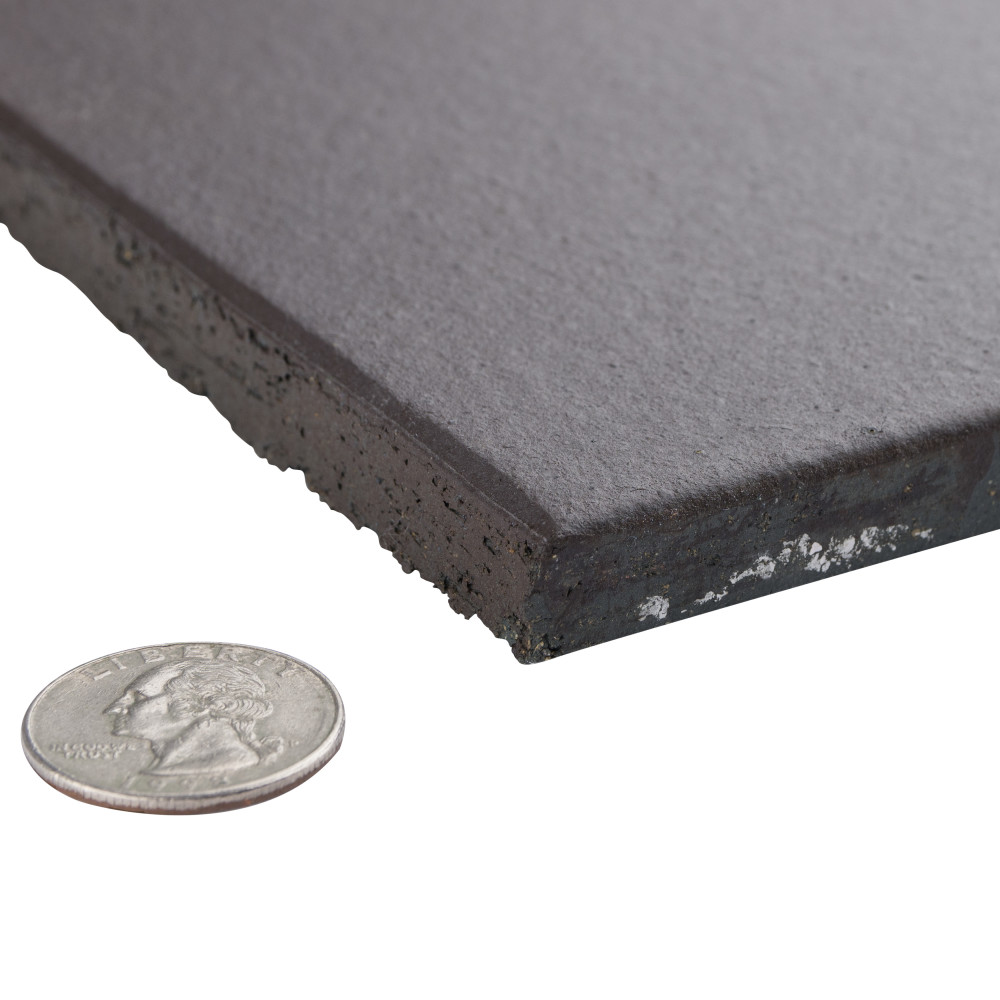 Quarry Black 6 in. x 6 in. Ceramic Floor and Wall Tile