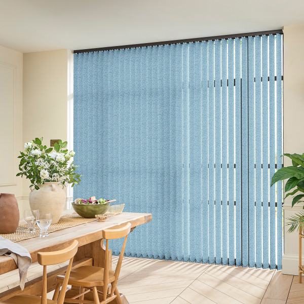 Storm Teal Vertical blind