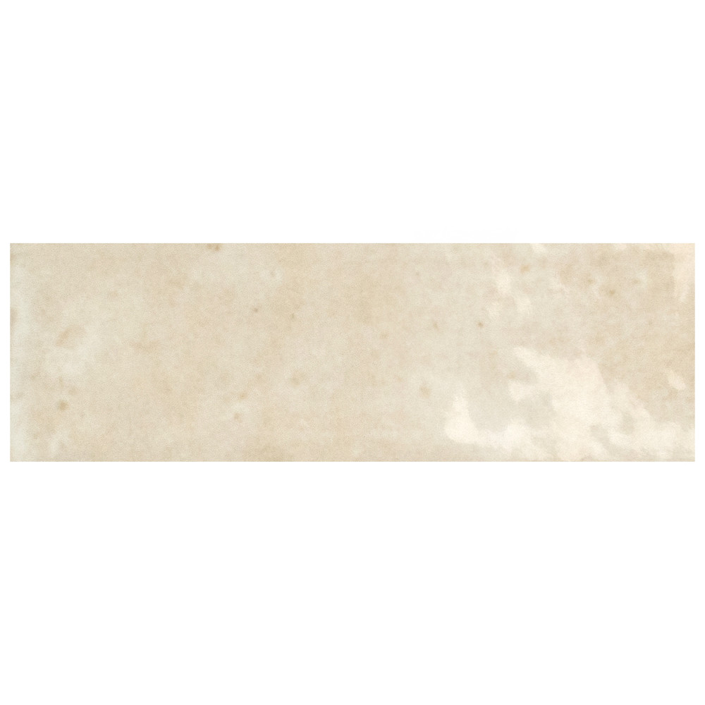 Coco Glossy Canvas Beige 2 in. x 5-7/8 in. Porcelain Wall Tile