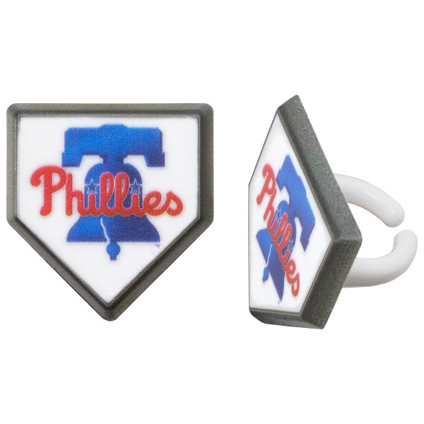 MLB® Home Plate Team Logo Cupcake Rings