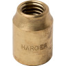 Air Terminal Straight Adapter Copper 3/8 x 1/2 in. Thread Dia.