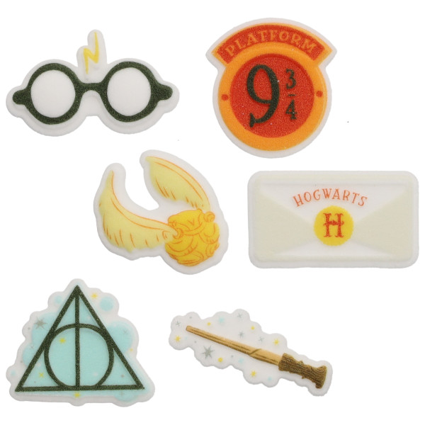 HARRY POTTER™ Wizarding World Assortment - Red 3 Free Dec-Ons® Decorations