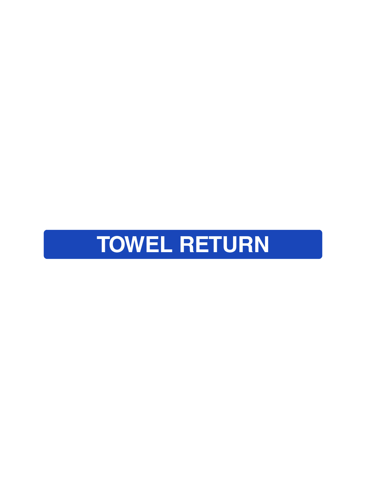 AURA – Label – Towel Return – Blue-White