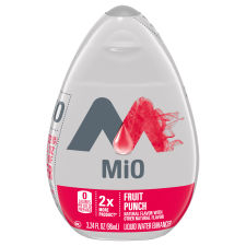 MiO Fruit Punch Liquid Water Enhancer Drink Mix with 2x More, 3.24 fl. oz. Bottle