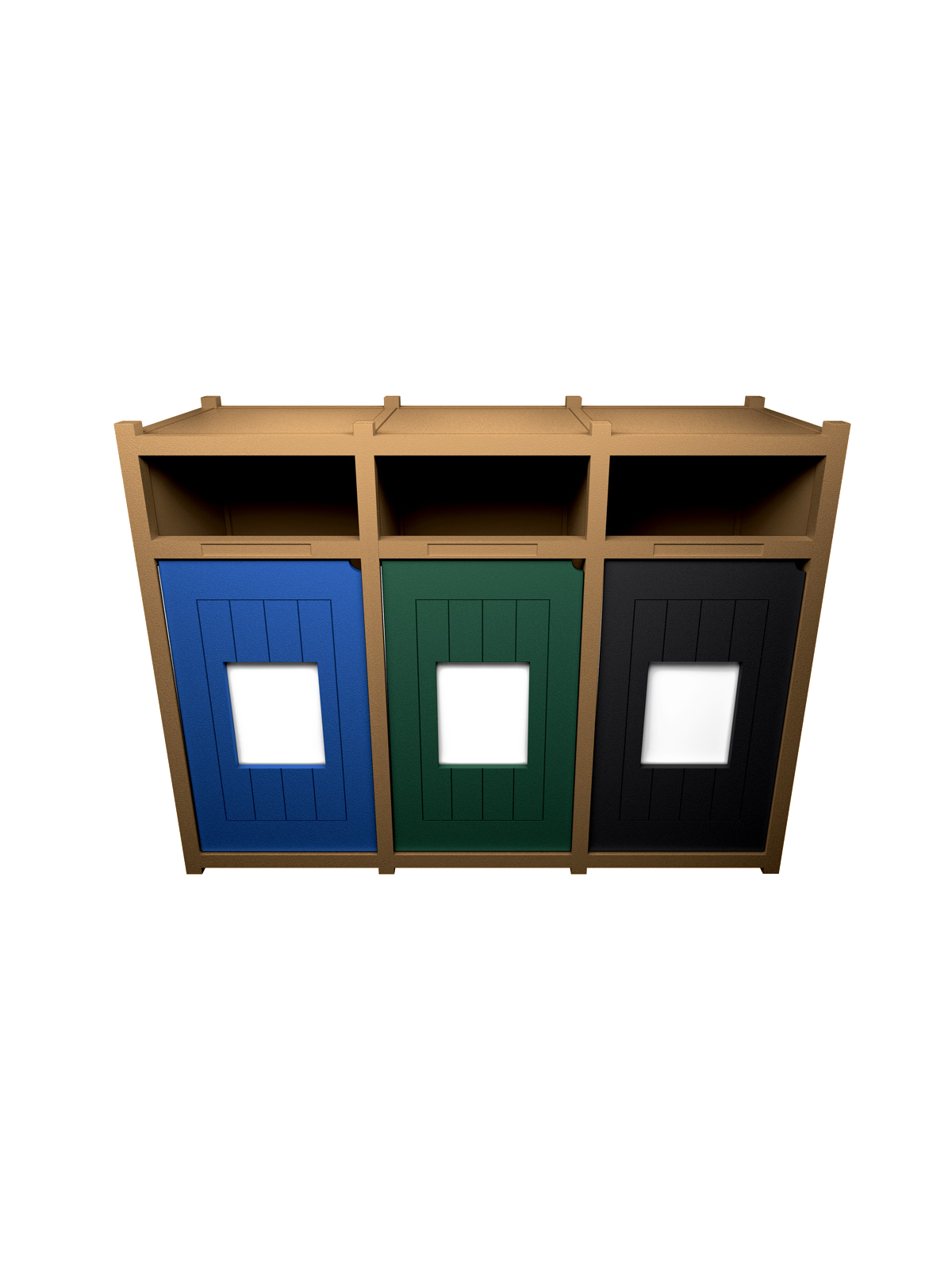 VISION – Triple – Unit – Full – Cedar-Blue-Green-Black