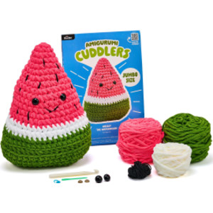 Wesley The Watermelon 13" Jumbo Cuddler Crochet Kit