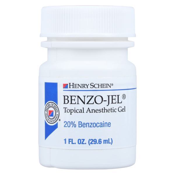 Benzo-Jel Topical Anesthetic Gel 1oz. Jar, Raspberry