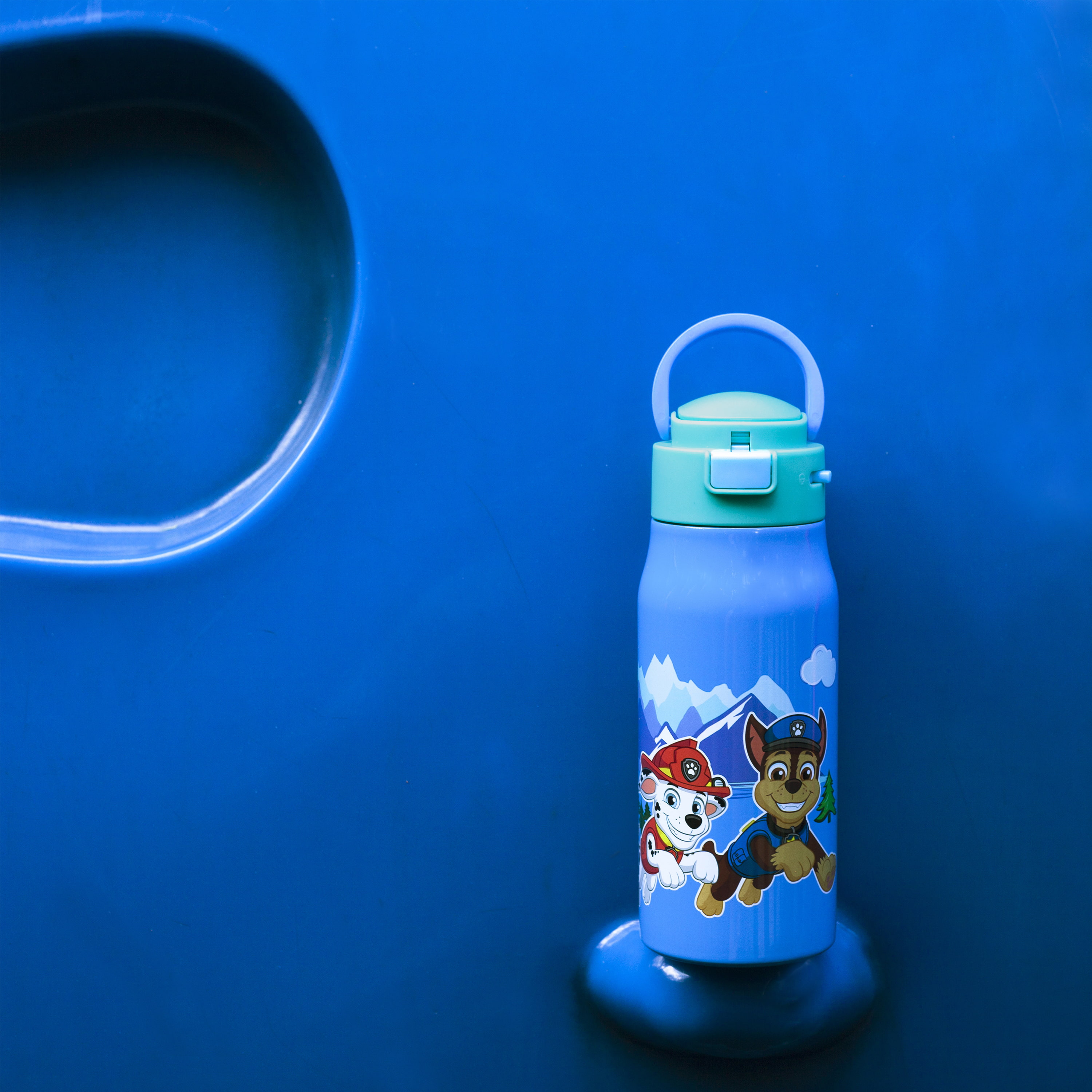 Paw Patrol 13.5 ounce Mesa Double Wall Insulated Stainless Steel Water Bottle, Chase and Marshall slideshow image 6