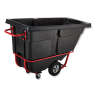 Rubbermaid Commercial, BRUTE Standard Duty, Tilt Truck, 13.5 cu ft, Black