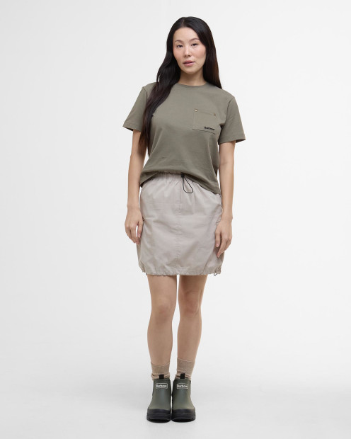 Farne Pocket T-Shirt Dusky Green