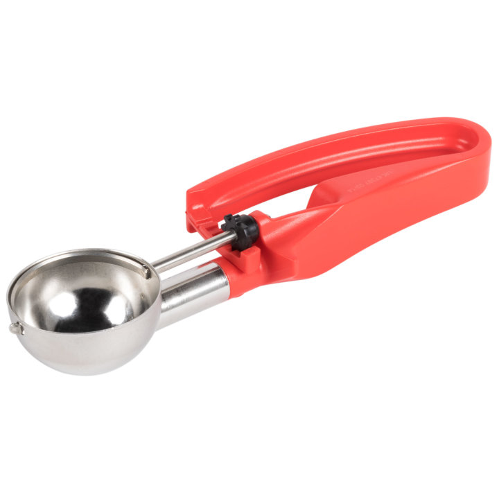 1.52-ounce disher with red squeeze handle