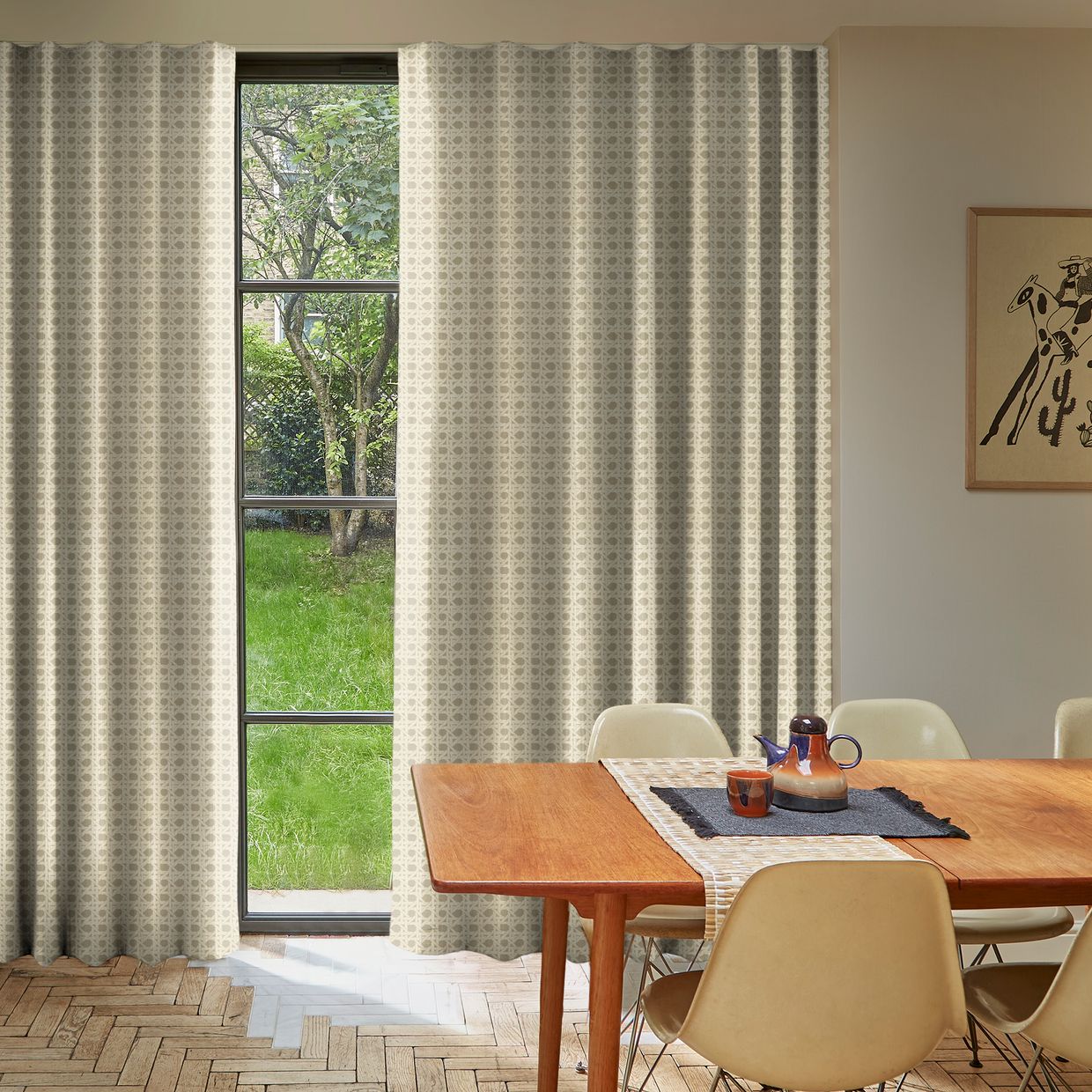 Wyndhams Rattan Sepia Curtain