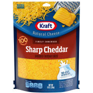 Kraft Sharp Cheddar Finely Shredded Natural Cheese 8 oz Bag