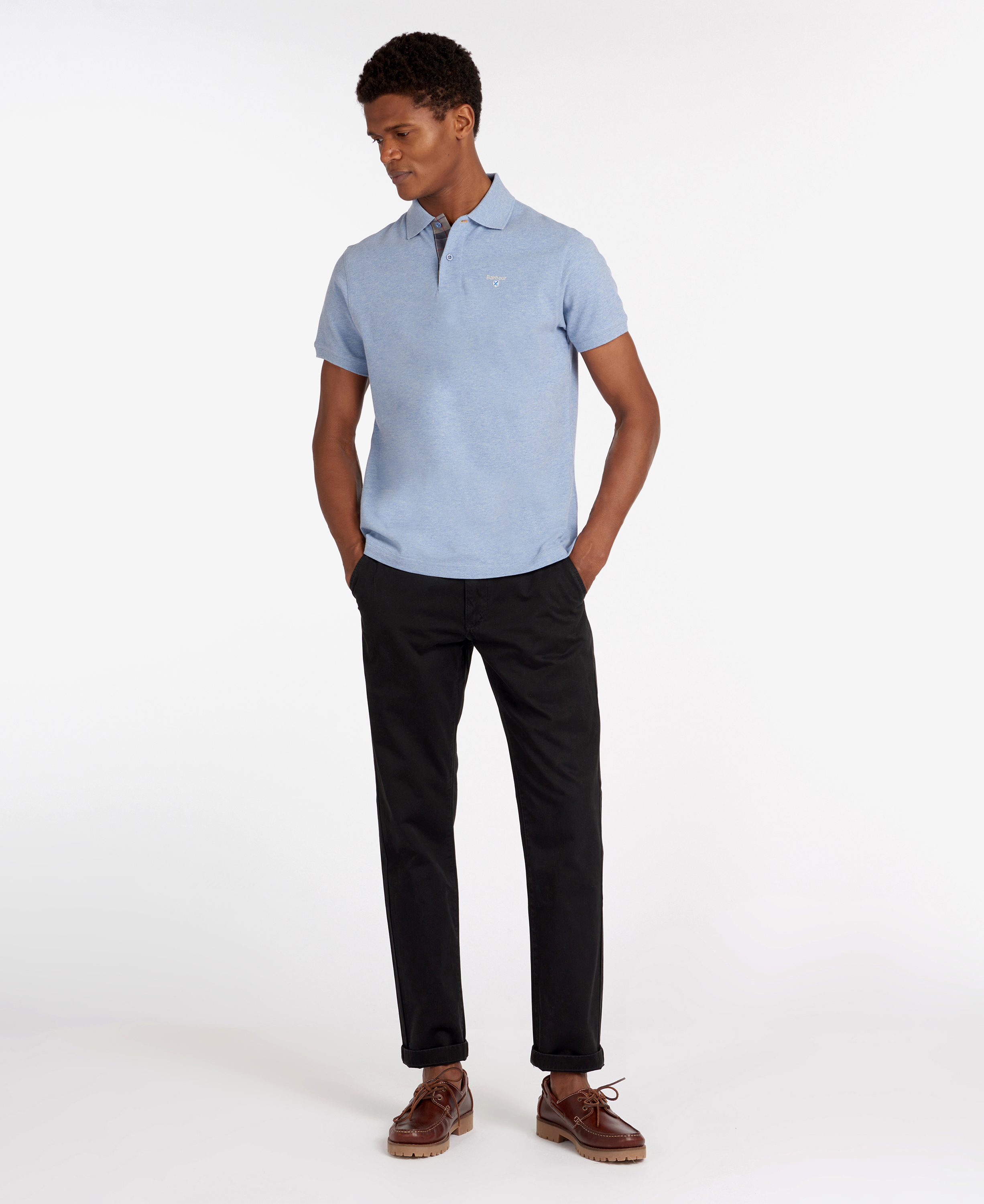 Tartan Pique Polo Shirt image number 1
