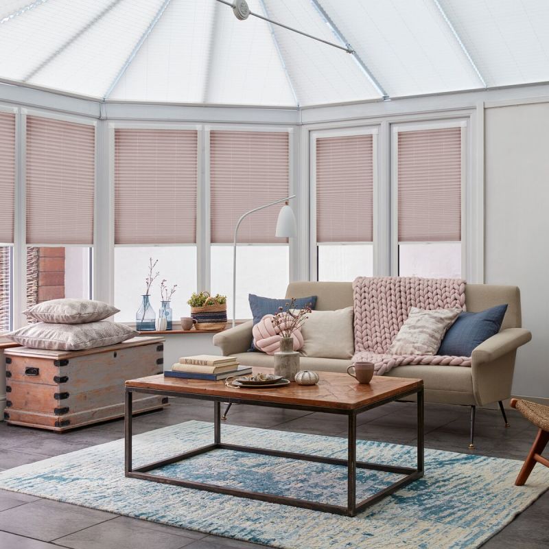 Seren Rose Pleated blind