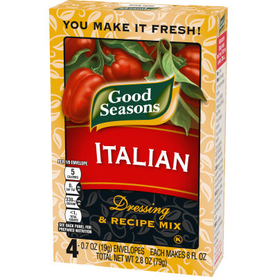 Good Seasons Italian Dry Salad Dressing and Recipe Mix 0.7oz 4 pack
