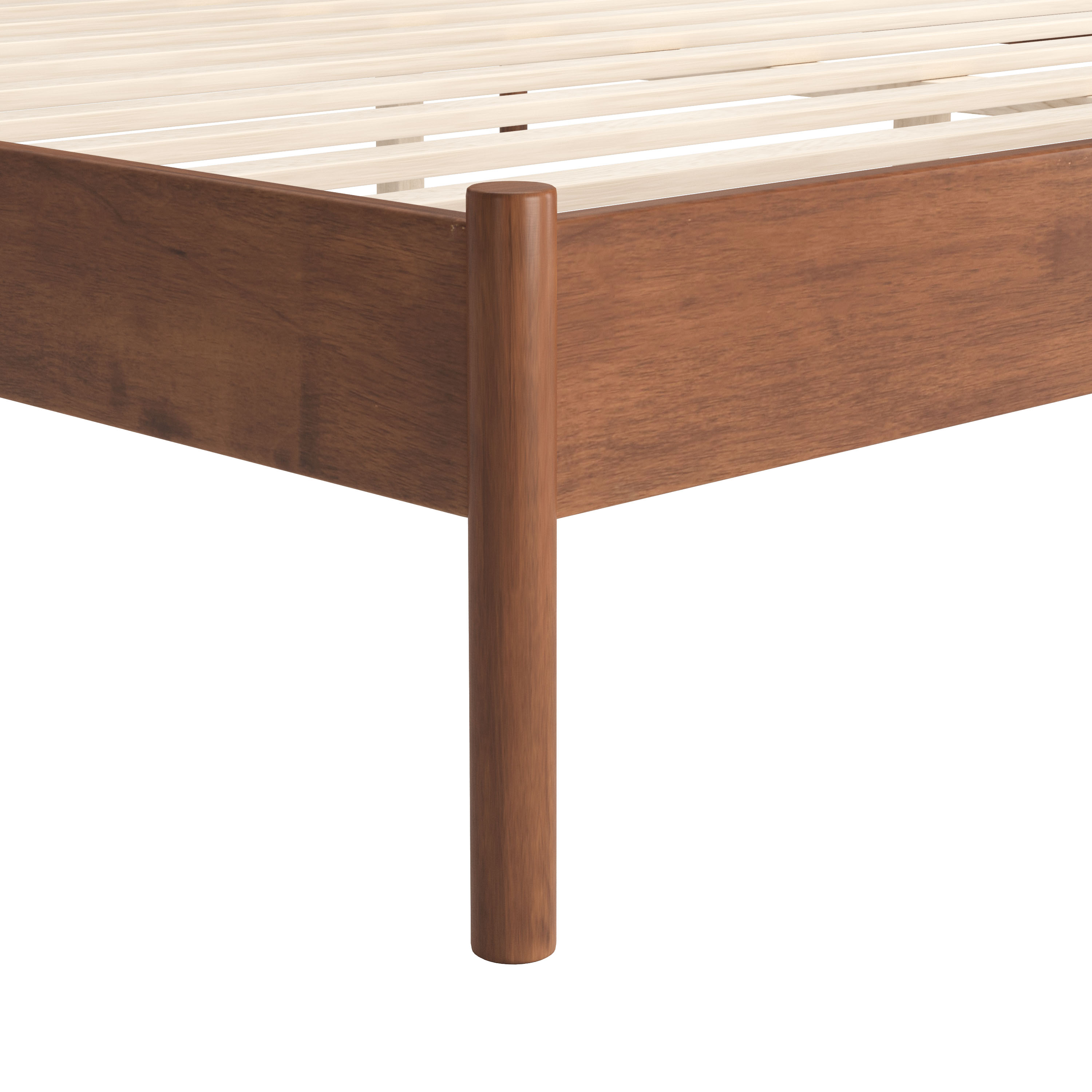Netz Queen Bed Black & Walnut product image