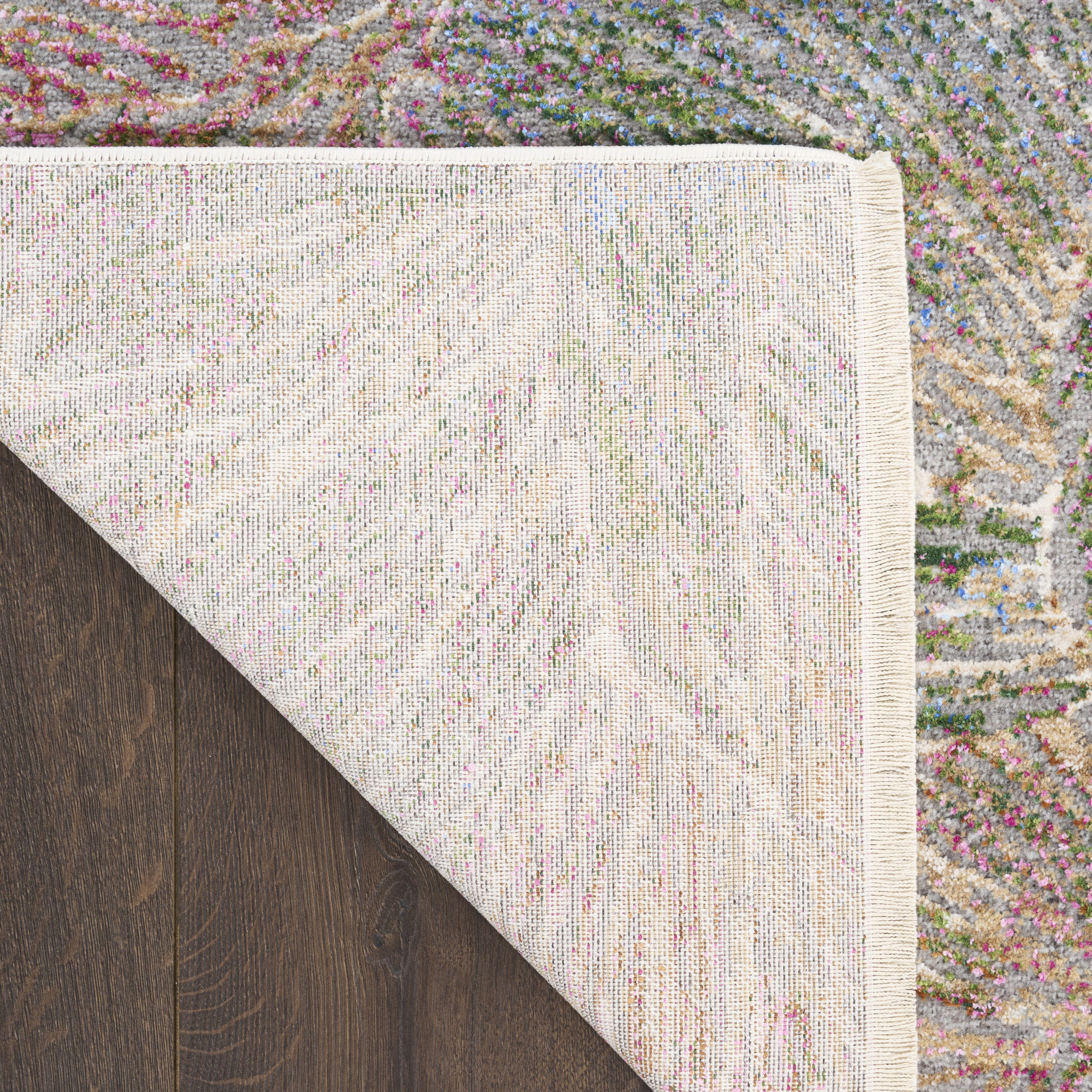 Nourison Vintage Harmony 7'10" x 9'10" Sage Multicolor Bohemian Indoor Rug