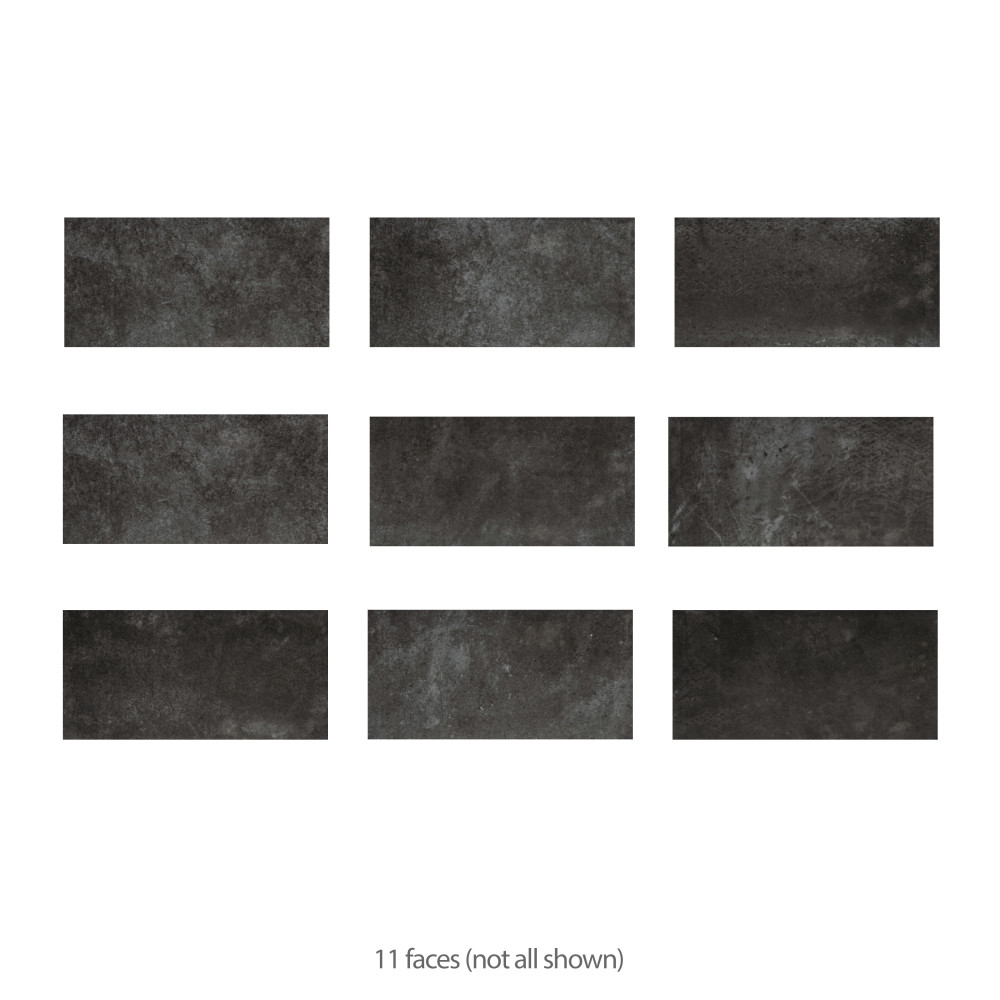 Camden Nero 4 in. x 8 in. Ceramic Wall Tile