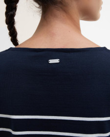 Hawkins Striped Long-Sleeved T-Shirt Navy Stripe