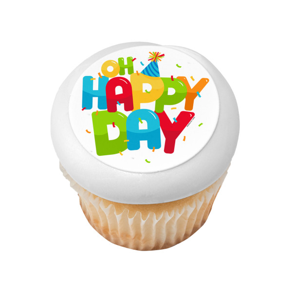 Oh Happy Day PhotoCake® Edible Image®