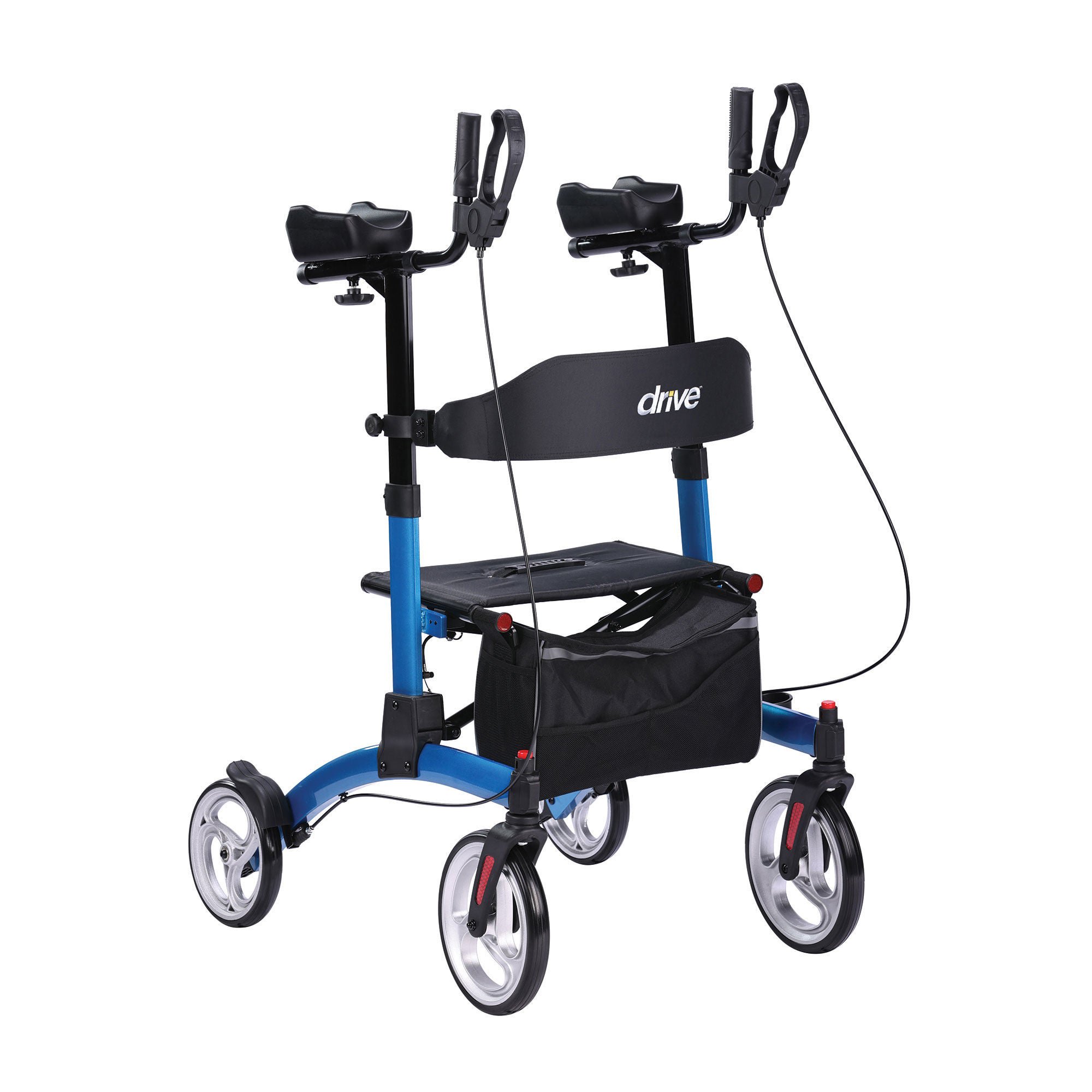 Drive DeVilbiss Healthcare ROLLATOR, WALKER UPRIGHT ELEVATE BLU
