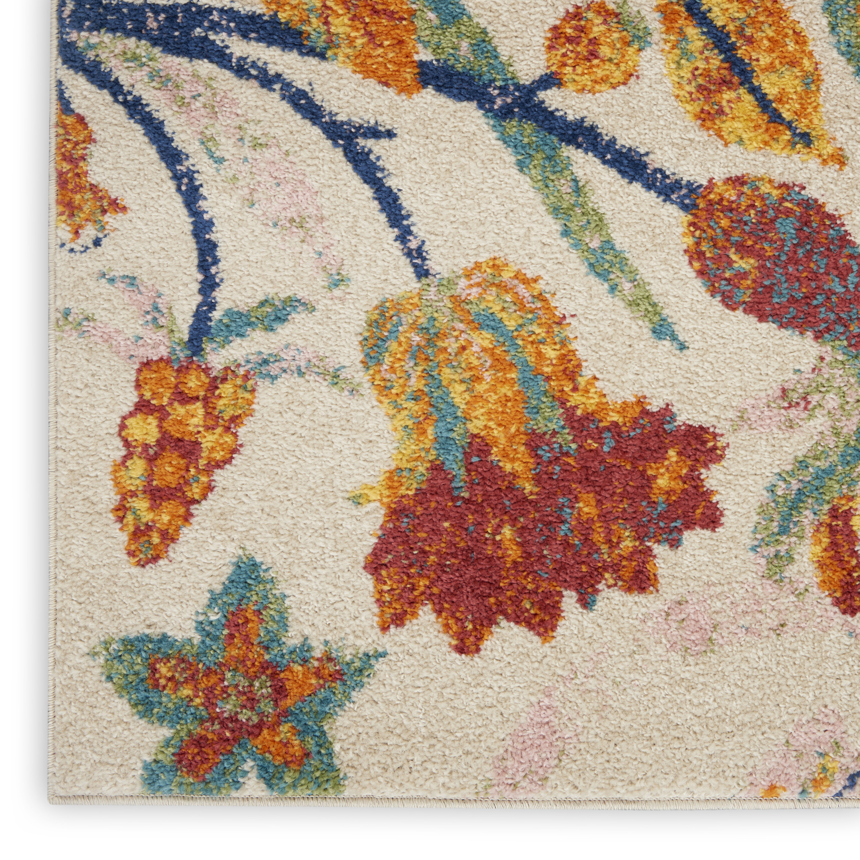 Nourison Allur 4' x 6' Ivory Multicolor Bohemian Indoor Rug