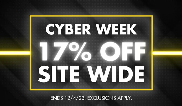 Cyber Week 17% Off Site Wide