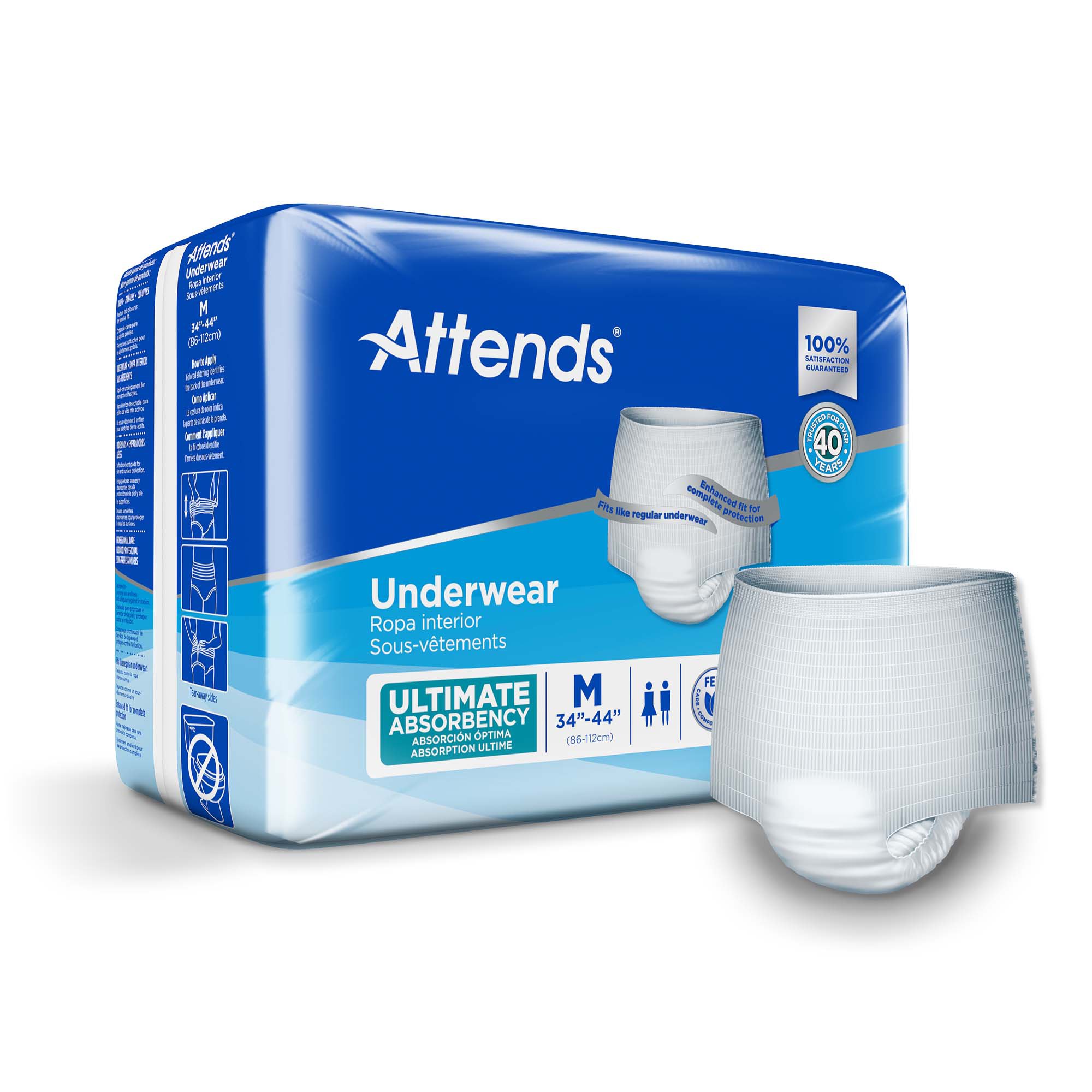 Attends Advanced Underwear, Medium MK 848957