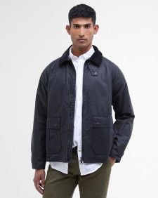 Bedale Short Waxed Jacket Classic Navy