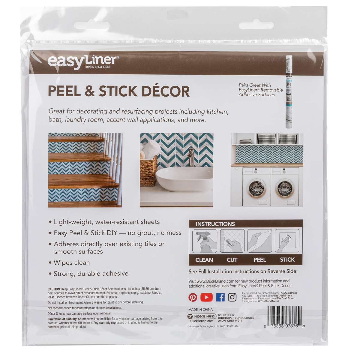 EasyLiner® Peel & Stick Décor Sheets