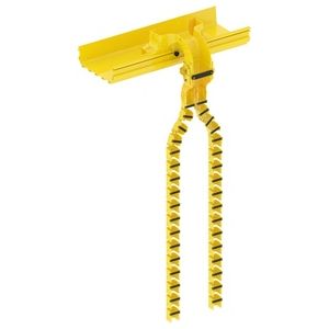 FiberGuide&reg;, Flex Vertical Dual Kit, Yellow, 2 x 2 in., 4 ft. L