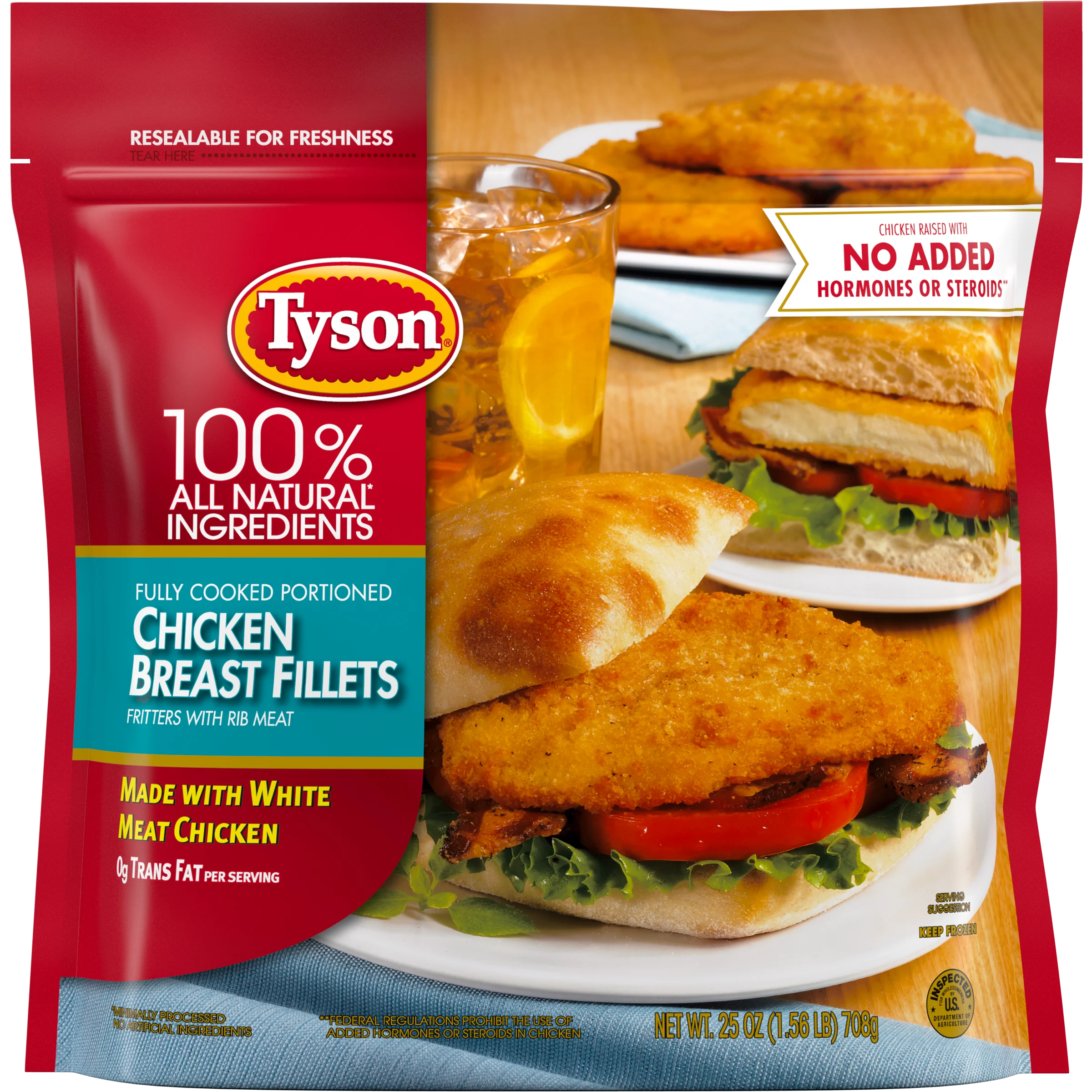 Fully Cooked Portioned Chicken Breast Fillets