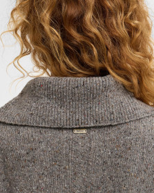 Maglione con zip corta Lavensdale Mink