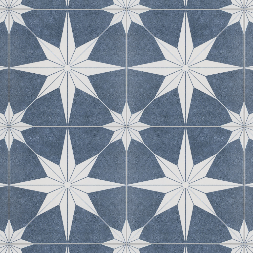 Stella Day 9-3/4 in. x 9-3/4 in. Porcelain Floor and Wall Tile